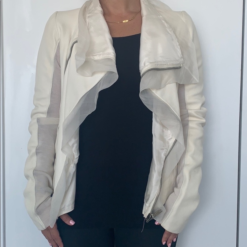 Rick Owens leather jacket